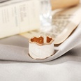 fashion heart flower metal geometric ring wholesalepicture25