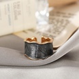 fashion heart flower metal geometric ring wholesalepicture27