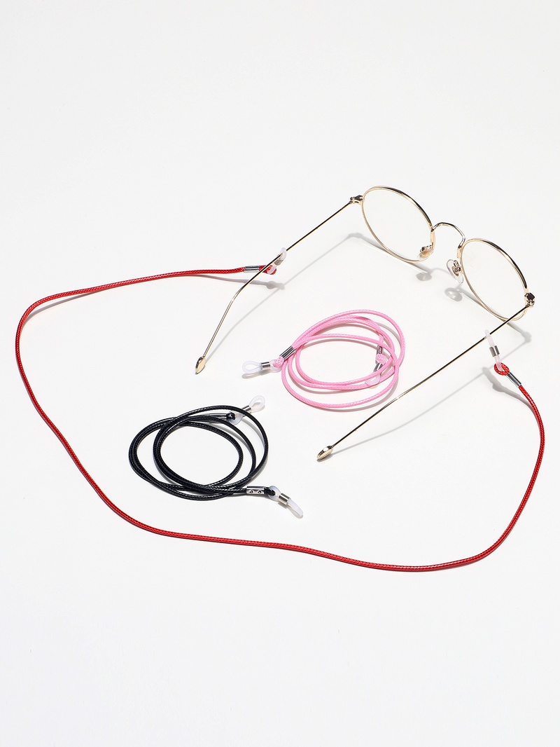 einfaches dreiteiliges Set Mischfarbe Brillenkette Grohandel nihaojewelry
