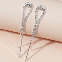 New Fashion Diamond Claw Chain Tassel Earrings Wholesale Nihaojewelry