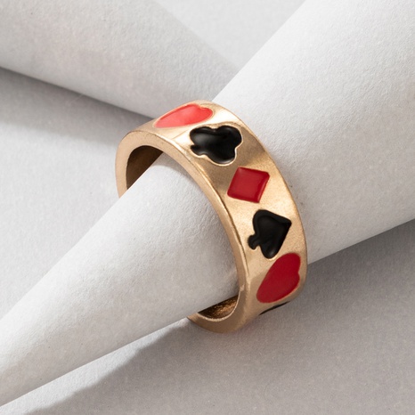 fashion red peach heart black plum blossom drop oil ring wholesale Nihaojewelry's discount tags