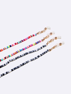 wholesale jewelry hit color acrylic beaded glasses chain nihaojewelry