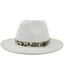Fashion leopard belt woolen jazz hat wholesale Nihaojewelrypicture25