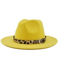Fashion leopard belt woolen jazz hat wholesale Nihaojewelrypicture29