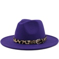 Fashion leopard belt woolen jazz hat wholesale Nihaojewelrypicture32