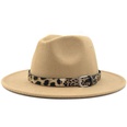 Fashion leopard belt woolen jazz hat wholesale Nihaojewelrypicture40