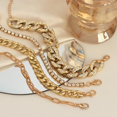 wholesale jewelry multi-layer thick chain copper bracelet set nihaojewelry
