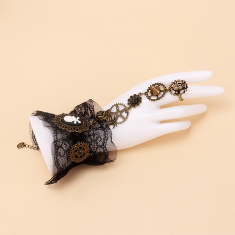wholesale jewelry punk lace skull ring bracelet nihaojewelry's discount tags