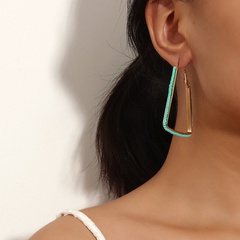 vente en gros bijoux style ethnique perles triangle boucles d'oreilles nihaojewelry