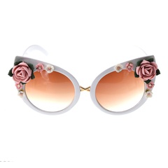 fashion retro flower cat eye sunglasses wholesale nihaojewelry
