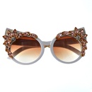 fashion color diamondstudded cat eyeshaped sunglasses wholesale nihaojewelrypicture10