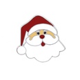 Broche de la serie de Navidad clsica europea y americana de dibujos animados lindos de Santa Claus broche de goteo de aceite de aleacin de mueco de nieve lindopicture17