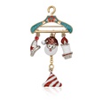 Joyera al por mayor percha de Navidad Santa Claus Bell borla broche Nihaojewelrypicture24