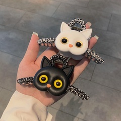 cartoon cat two-color acrylic hairpin wholesale Nihaojewelry