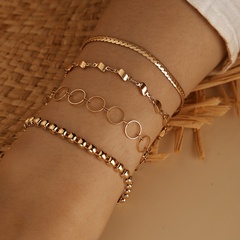 boho style bracelet circle geometric 4-piece set bracelet wholesale Nihaojewelry