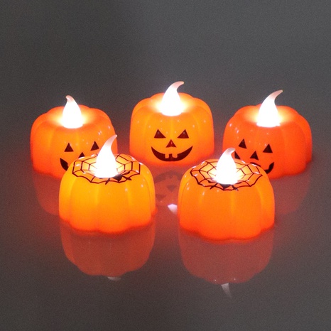 pumpkin candle lights Halloween party decorations wholesale Nihaojewelry NHMV409348's discount tags