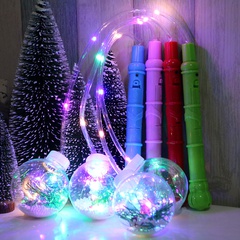 La boule lumineuse de Bobo LED allume des jouets de Noël en gros Nihaojewelry