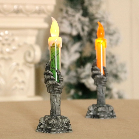 Halloween Glowing Candle Halloween Horror Props Atmosphere Venue Scene Setting Props Halloween Gift's discount tags