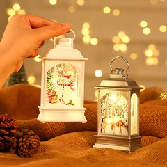 Neue Weihnachtsdekorationen leuchtende tragbare Öllampe Großhandel Nihaojewelry