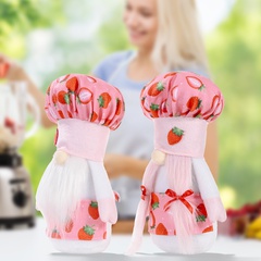 Strawberry Chef Hat Rudolph Decoration Doll Wholesale Nihaojewelry
