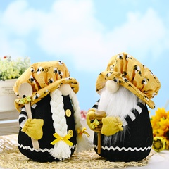 Bienen fest Plüsch Bart gesichtsloser alter Mann Biene Zwerg Elfen Puppe gesichtsloser alter Mann kreative Puppen dekoration