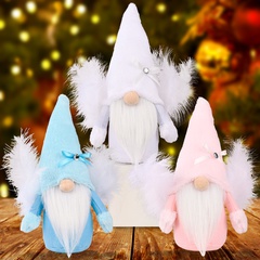Wholesale Christmas Feather Wings Faceless Doll Nihaojewelry