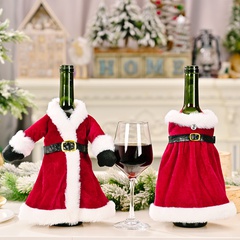 Großhandel Weihnachtsrock Weinflaschenabdeckung Tischdekoration Nihaojewelry