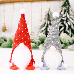 Knitted Hat Hair Ball Faceless Doll Christmas Decoration Wholesale Nihaojewelry