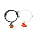 Grohandel Schmuck Halloween Krbis Anhnger Magnetarmband ein Paar Set nihaojewelrypicture21