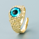 Fashion Devils Eye Copper Goldplated Ring Wholesale Nihaojewelrypicture12