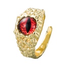 Fashion Devils Eye Copper Goldplated Ring Wholesale Nihaojewelrypicture13