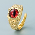 Fashion Devils Eye Copper Goldplated Ring Wholesale Nihaojewelrypicture14