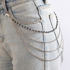 wholesale jewelry punk style multi-layer thick chain trousers chain nihaojewelry