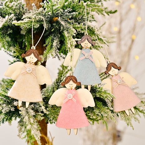 Navidad tela no tejida Ángel colgante decoración al por mayor Nihaojewelry's discount tags