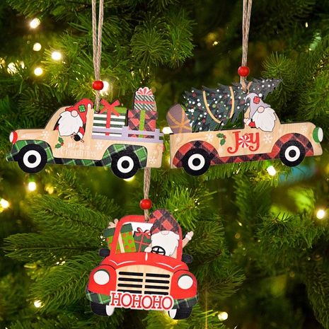 Colgante de madera de coche de Navidad al por mayor Nihaojewelry's discount tags