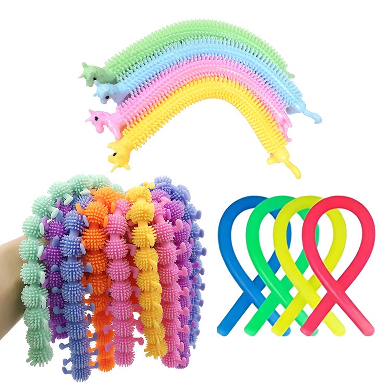 wholesale cartoon unicorn horse caterpillar decompression toy nihaojewelry