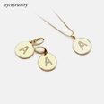 fashion zircon pendant necklace earrings setpicture17