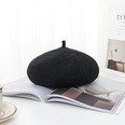 Hat Womens Autumn and Winter Wool Beret Korean Style Fashionable AllMatching Artistic Painter Hat British Beret Small Size Pumpkin Hatpicture24