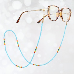 Retro Süßigkeiten Farbe Brief hängende Brille Kette Großhandel Nihaojewelry