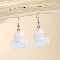 wholesale jewelry angel three-dimensional pendant earrings nihaojewelry