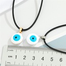 wholesale jewelry blue eye dripping oil pendant necklace nihaojewelrypicture10