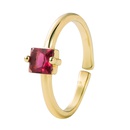einfacher mehrfarbiger Diamantkupfer vergoldeter Ring Grohandel Nihaojewelrypicture15