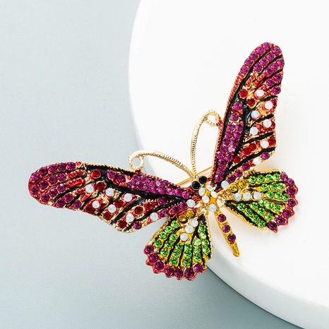 wholesale jewelry full diamond butterfly brooch nihaojewelry's discount tags