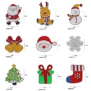 bisutera mayoreo de dibujos animados rbol de Navidad alce broche de Pap Noel nihaojewelrypicture12