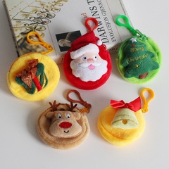 Cartoon Christmas Pendant Santa Claus Tree Portable Coin Key Purse Wholesale Nihaojewelry