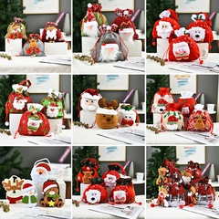 Creative Christmas Decoration Three-dimensional Doll Candy Tote Bag Wholesale Nihaojewelry