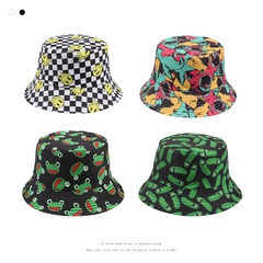 fashion double-sided printing basin hat wholesale Nihaojewelry