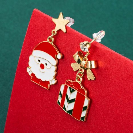 snowflake bells Christmas tree Christmas earrings wholesale Nihaojewelry's discount tags