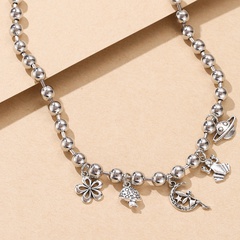 wholesale jewelry flower mushroom planet pendant necklace nihaojewelry