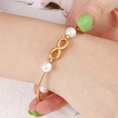 Korean stainless steel shell pearl bracelet wholesale Nihaojewelrypicture17